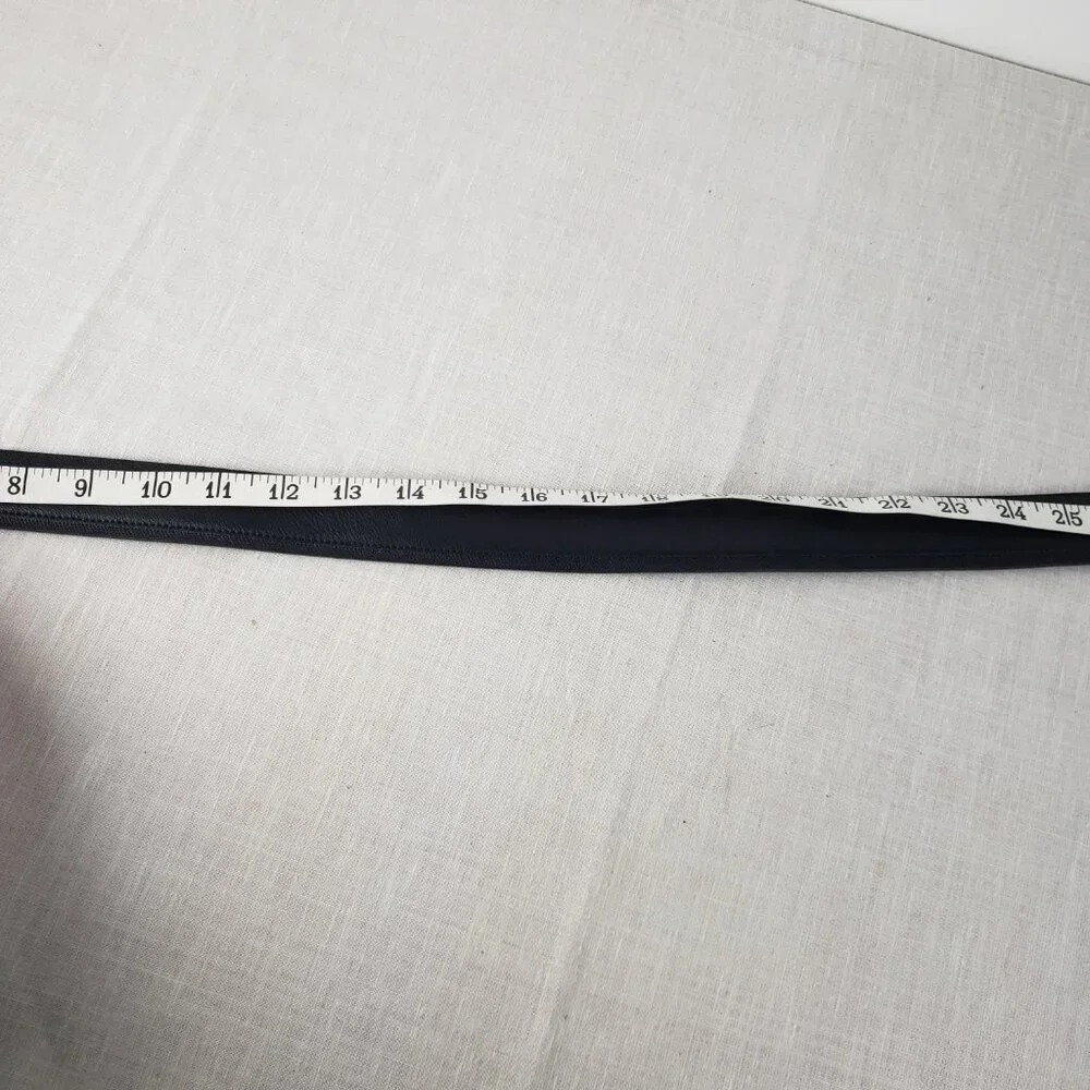 Tommy Hilfiger Reversible Belt Black Brown Brushed Nickel Synthetic Mens 30-32